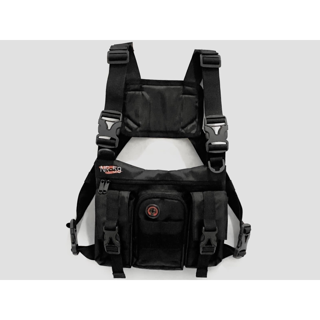 CHEST RIG BAG TAS DADA PRIA / TAS DADA POLISI ORIGINAL NR-59 MODEL TERBARU KEKINIAN 2022