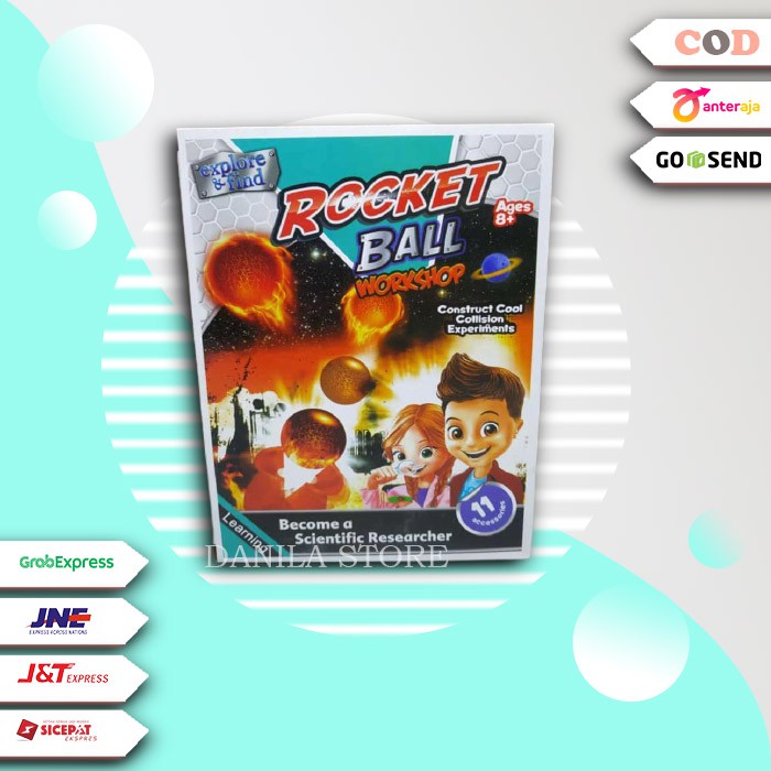 Mainan Anak Mainan Edukasi Anak - Rocket Ball - DIY Science Kit Sains Game