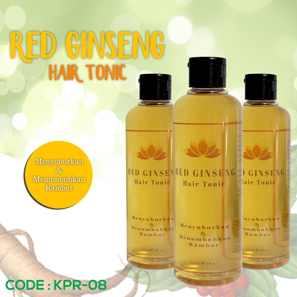 Penumbuh Rambut RED GINSENG HAIR TONIC 275 ml