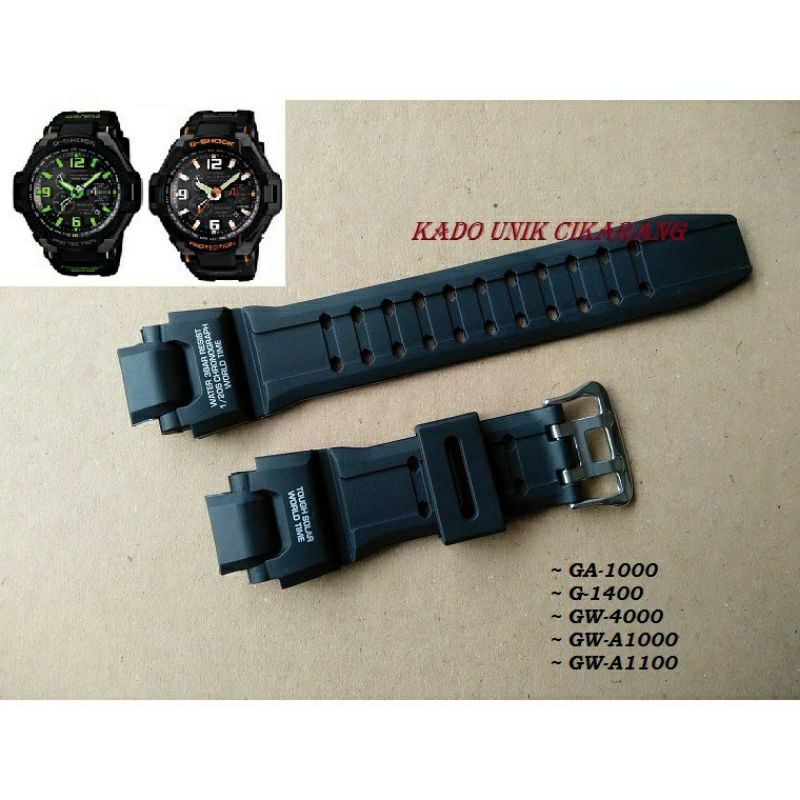 Strap tali jam Casio G-Shock GA-1000 GA-1100 GW-A1000 GW-A1100 G-1400 GW-4000 PREMIUM