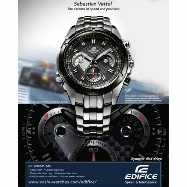 Jam Tangan Pria Merk Casio Edifice Type EF535 EF 535