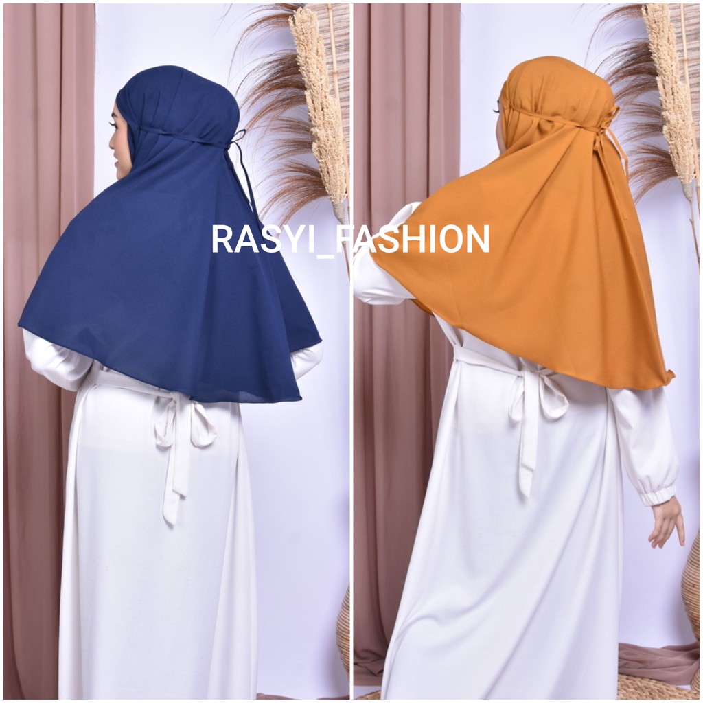 Jilbab Bergo Maryam Hijab Instant Bahan Diamond Crepe Premium Kerudung Murah