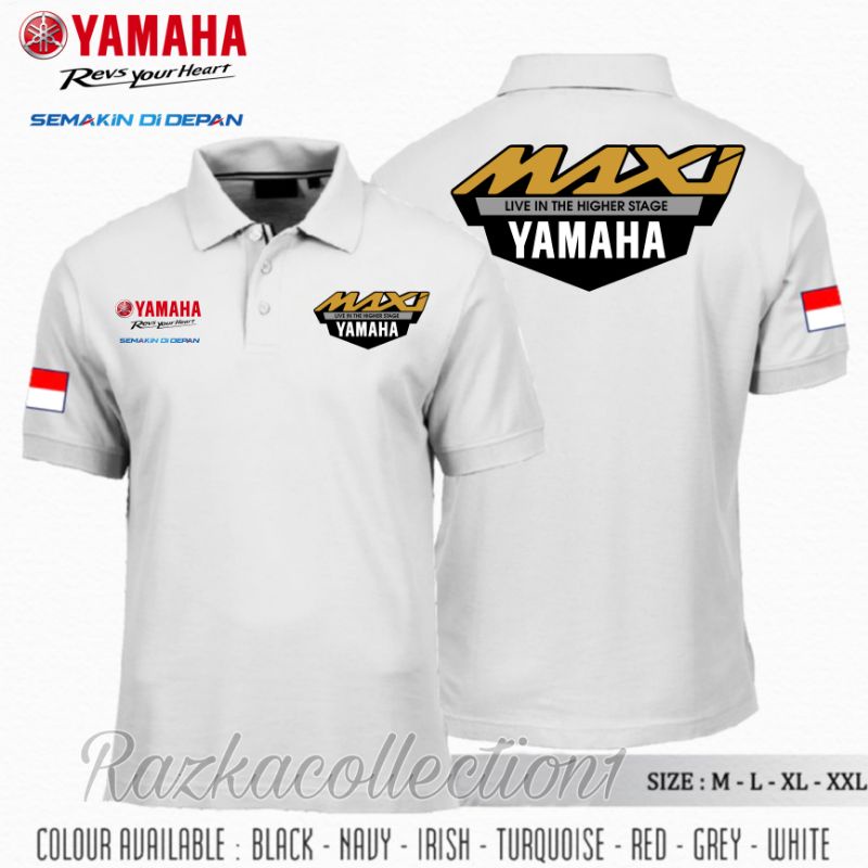 Polo Shirt Yamaha / Polo Shirt Maxi Yamaha / T-shirt Maxi Yamaha / Kaos Polo Maxi Yamaha / Kaos Kera