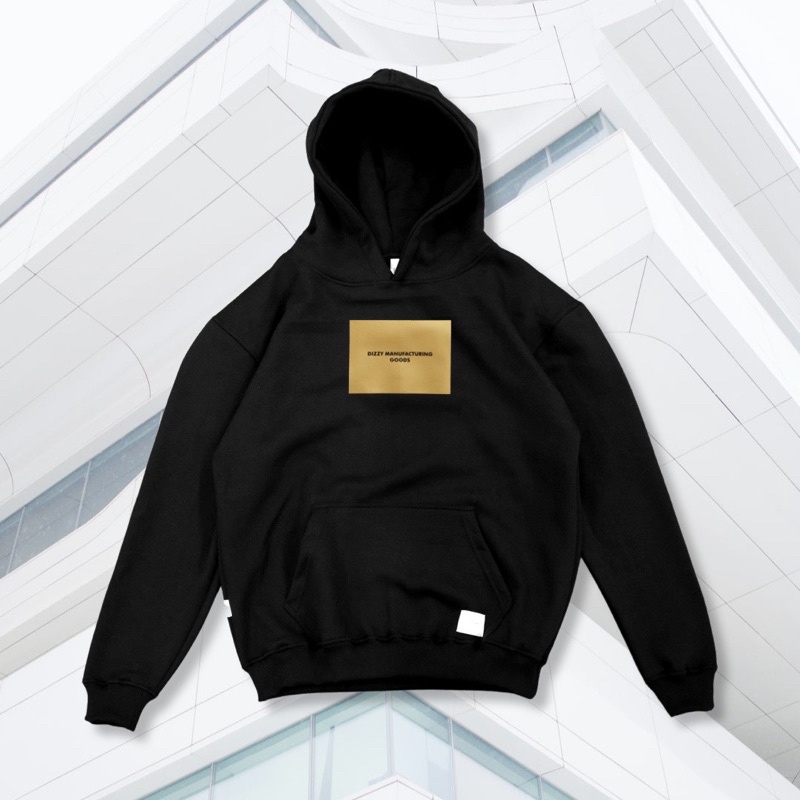 HOODIE DIZZY GOLD BLACK MANUFACTURING