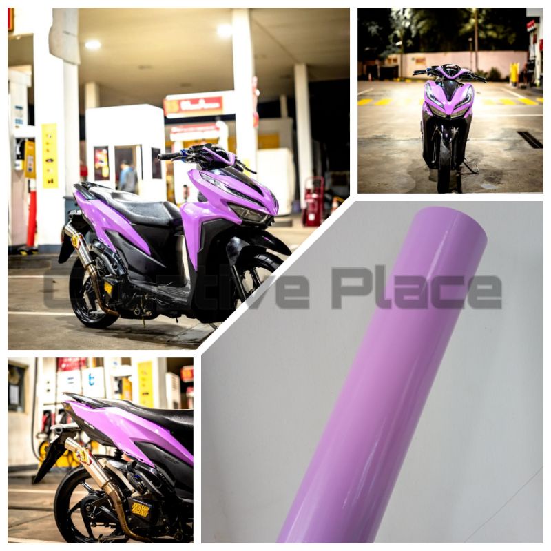 Skotlet motor warna ungu lylac