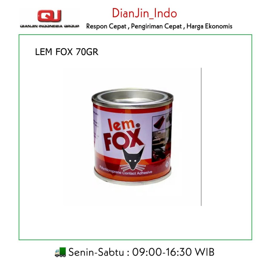 LEM FOX KALENG MERAH 70 GR