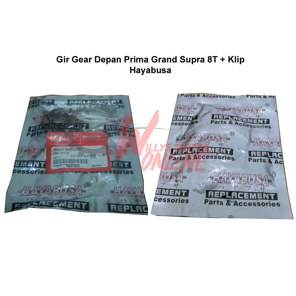 Gir Gear Depan Prima Supra Grand 8T Hayabusa