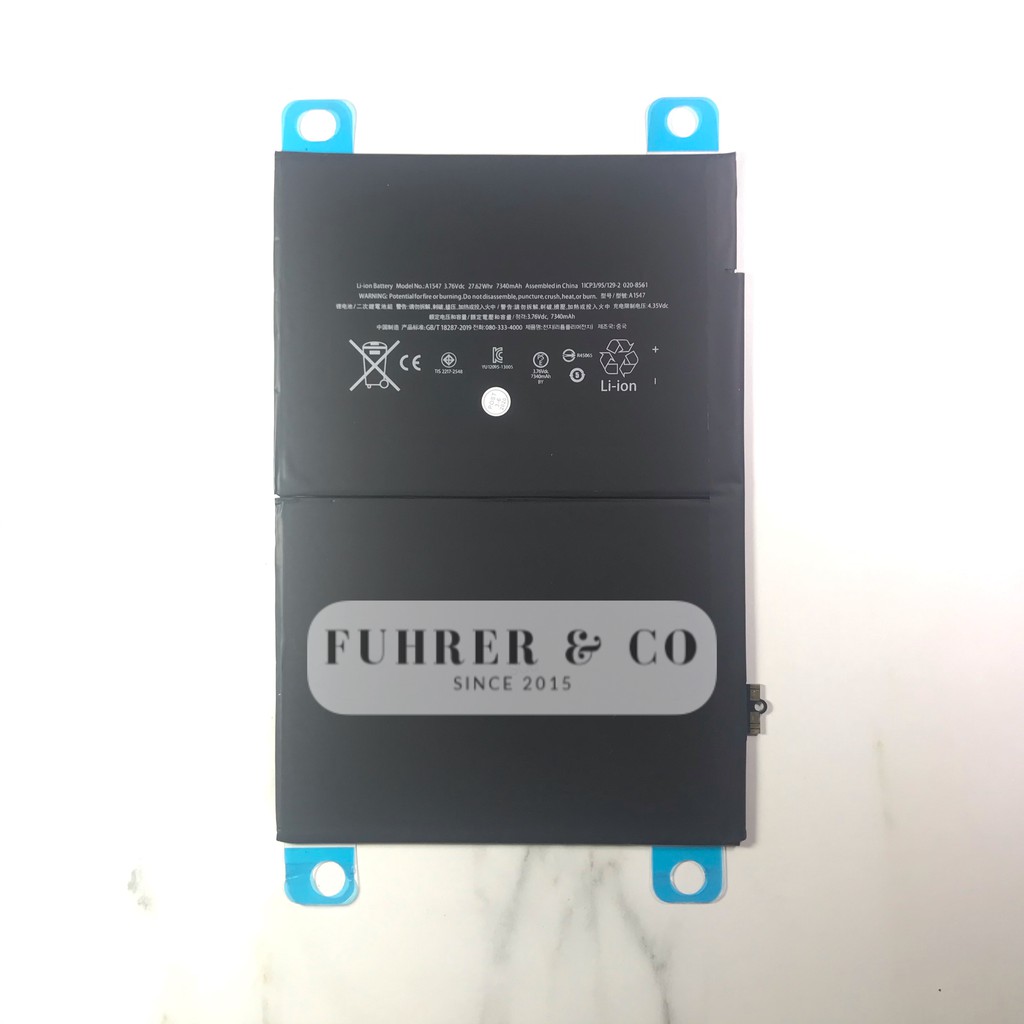 Batre Baterai IPd Air 2 iPd 6 A1547 7340 MAh