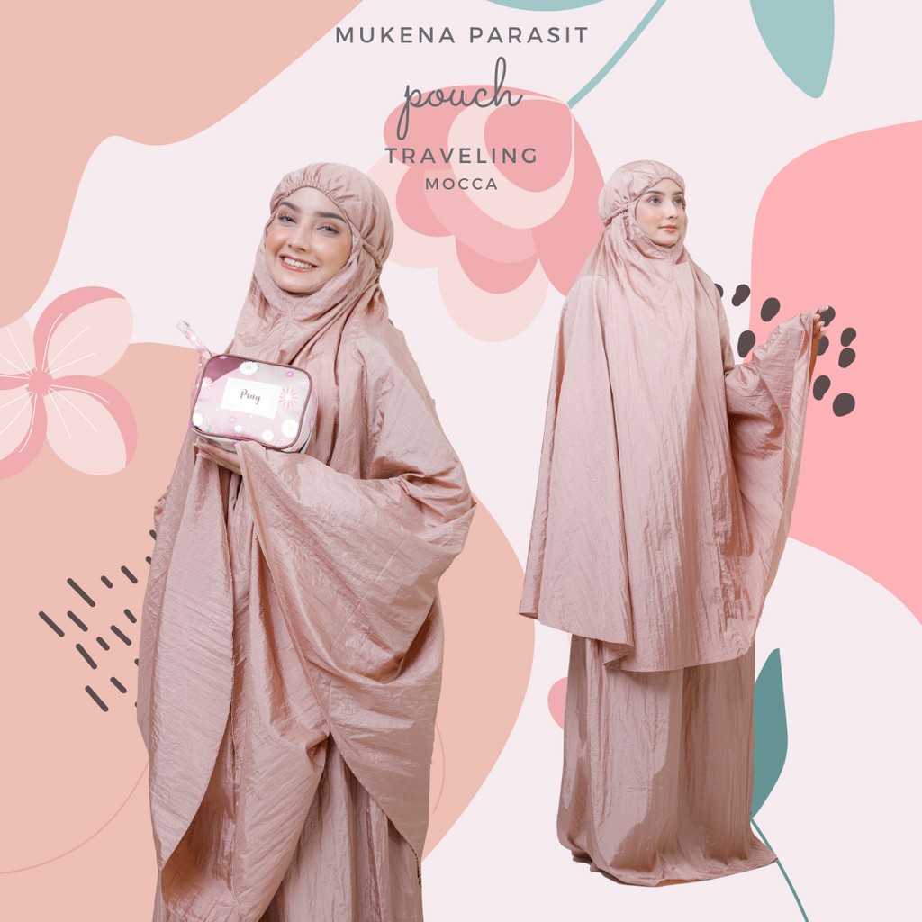 Mukena Parasit Jumbo Pouch Traveling (PRAY)