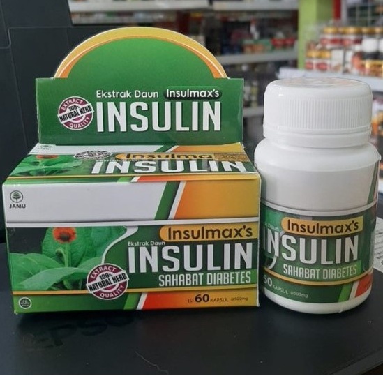 Jual INSULMAX 60 Kapsul Daun Insulin Darusyifa Herbal Diabet Obat