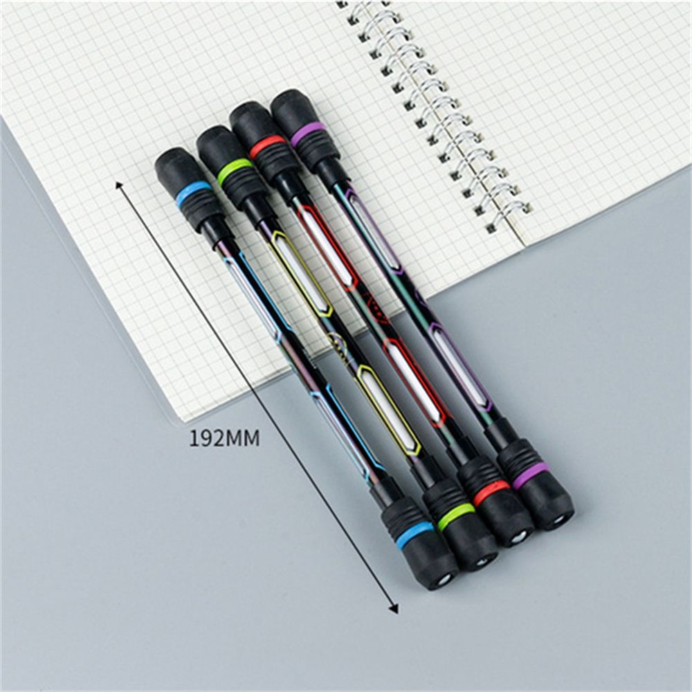 LANFY Stationery Spinning Pen Student Gift Spiner Pen Twirling Pen Writing Supplies School Office Supply Release Pressure Hand Spinner Toy Finger Playing Anti-Stress Gel Pens