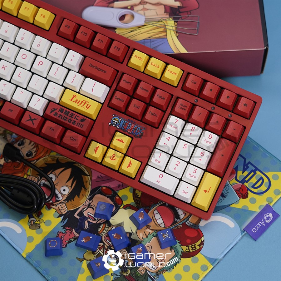 Akko 3108 V2 One Piece Luffy Fullsize Mechanical Gaming Keyboard