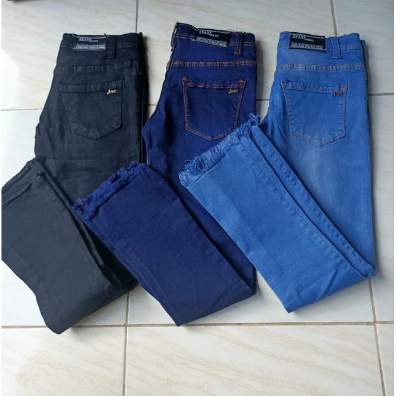 Celana Jeans Anak Perempuan Usia 6-10 Tahun Anak Cewek Softjeans Ngaret