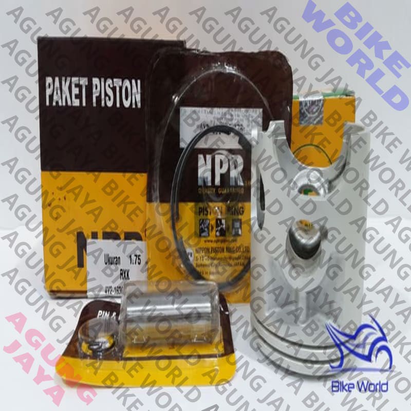 (100% ASLI ) Piston Kit RX King OS 175 bike Bagus
