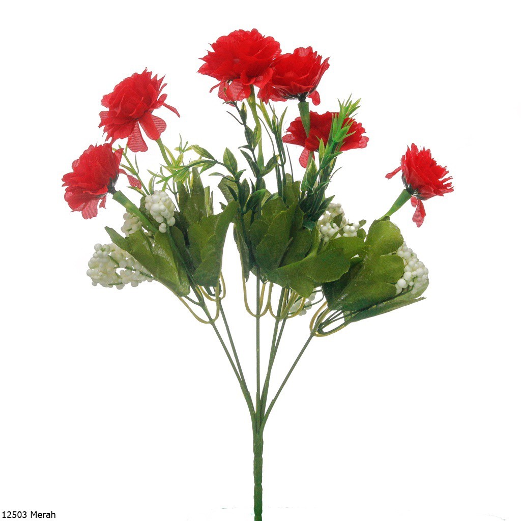 Bunga Plastik Rose Aviv 1250-3