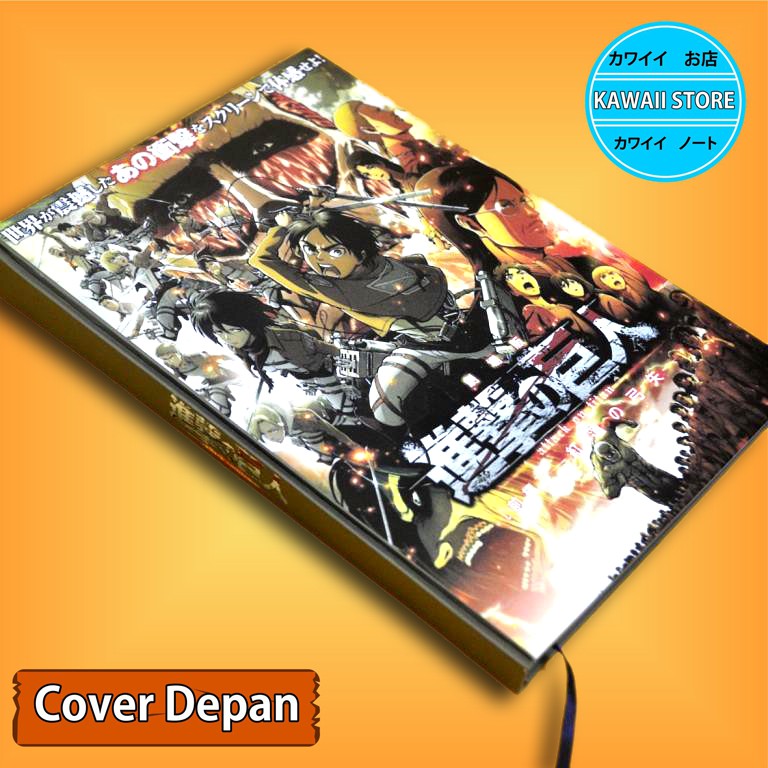 

Notebook / Pocket book Hard Cover Anime Shingeki no Kyojin CODE B uk A5 & A6 / Notes Book