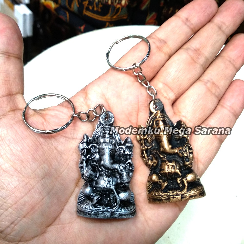 Souvenir Gantungan Kunci Patung Ganesha Oleh oleh Khas Jogja