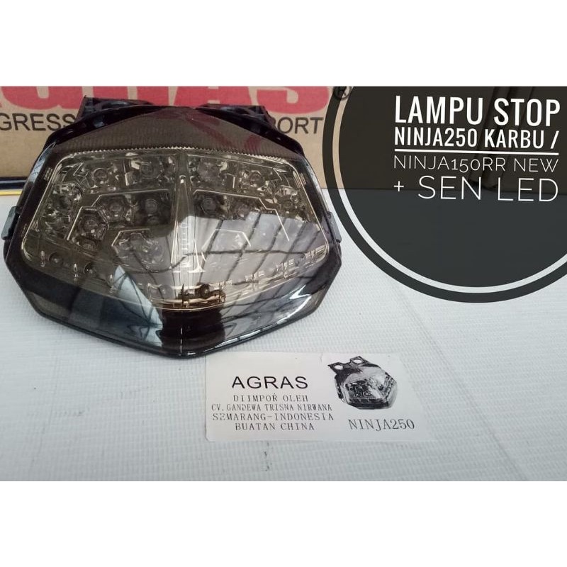 LAMPU STOP LED NINJA RR 150 NEW NINJA 250 OLD 3 IN 1