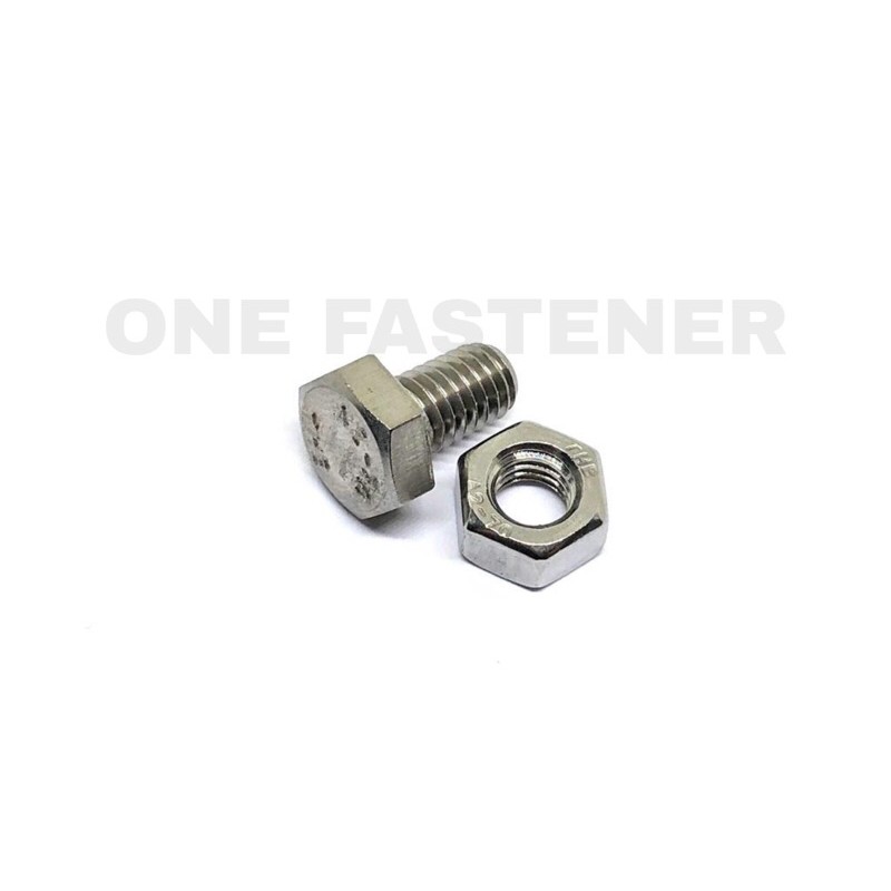 Baut Mur M6x10 Stainless Steel Anti Karat Bolt Sus 304 Baut 10