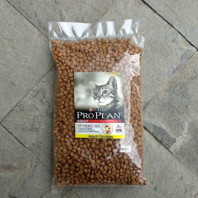 Repack Pro Plan Kucing 1Kg Adult Chicken 1 Kg Makanan Kering Proplan