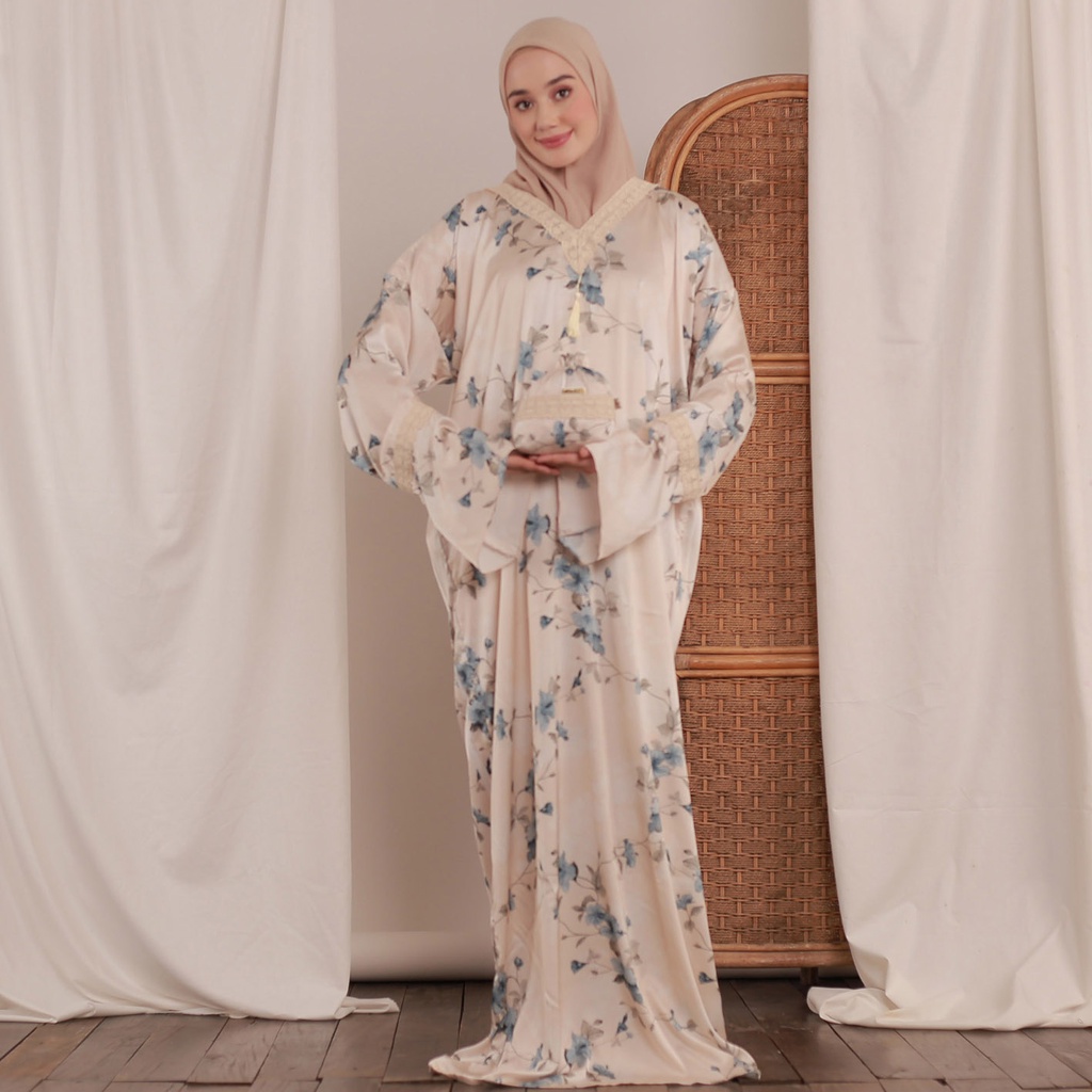 ASPUT - Spring Floral (No Pouch) Mukena Abaya Premium by Aprilia
