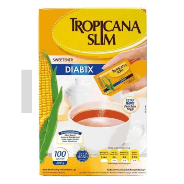 

Tropicana slim Diabtx 100s