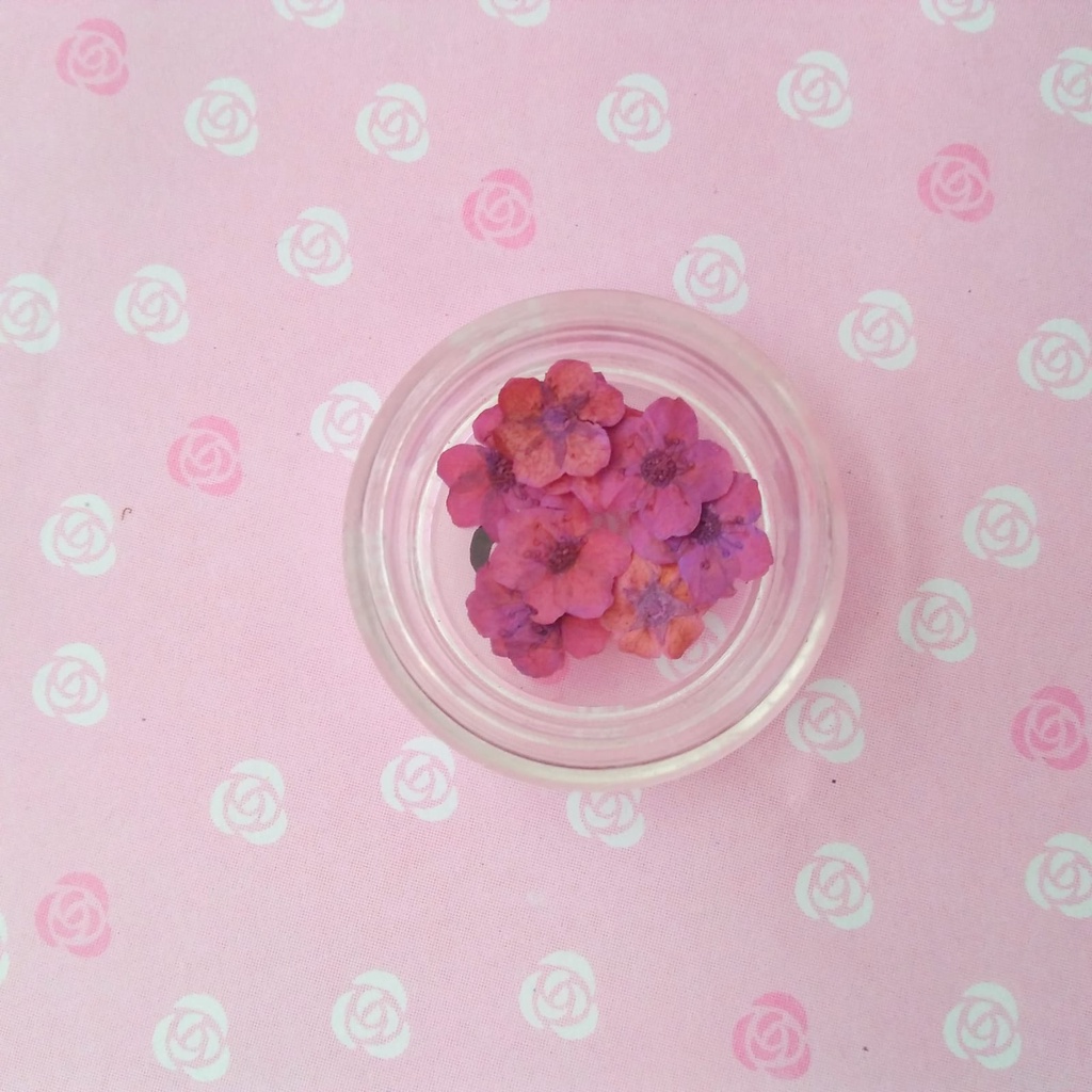 DEKORASI SLIME / CLAY / NAIL ART DY FLOWER JAR / BUNGA KERING