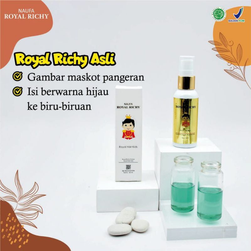 Serum Rambut Naufa Royal Richy Menumbuhkan Rambut 3x Lebih Tebal