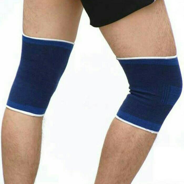 Pelindung Lutut Deker kaki aksesoris futsal bola gym fitness Knee