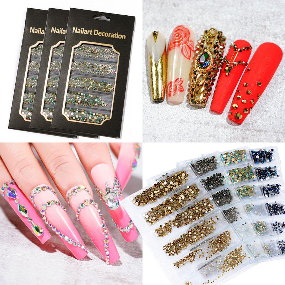 Mxbeauty Manik-Manik Berlian Imitasi Untuk Dekorasi Nail Art / Manicure DIY