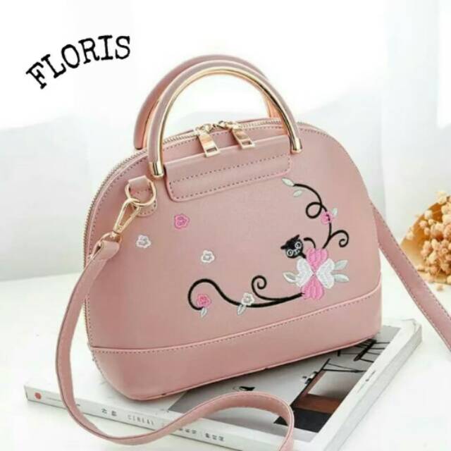 Tas selempang alma bunga / tas bordier / tas wanita / tas murah / fashion wanita / tas cewek bandung