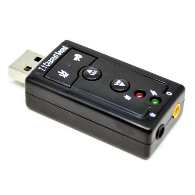 USB virtual 7.1 channel sound adapter USB Soundcard