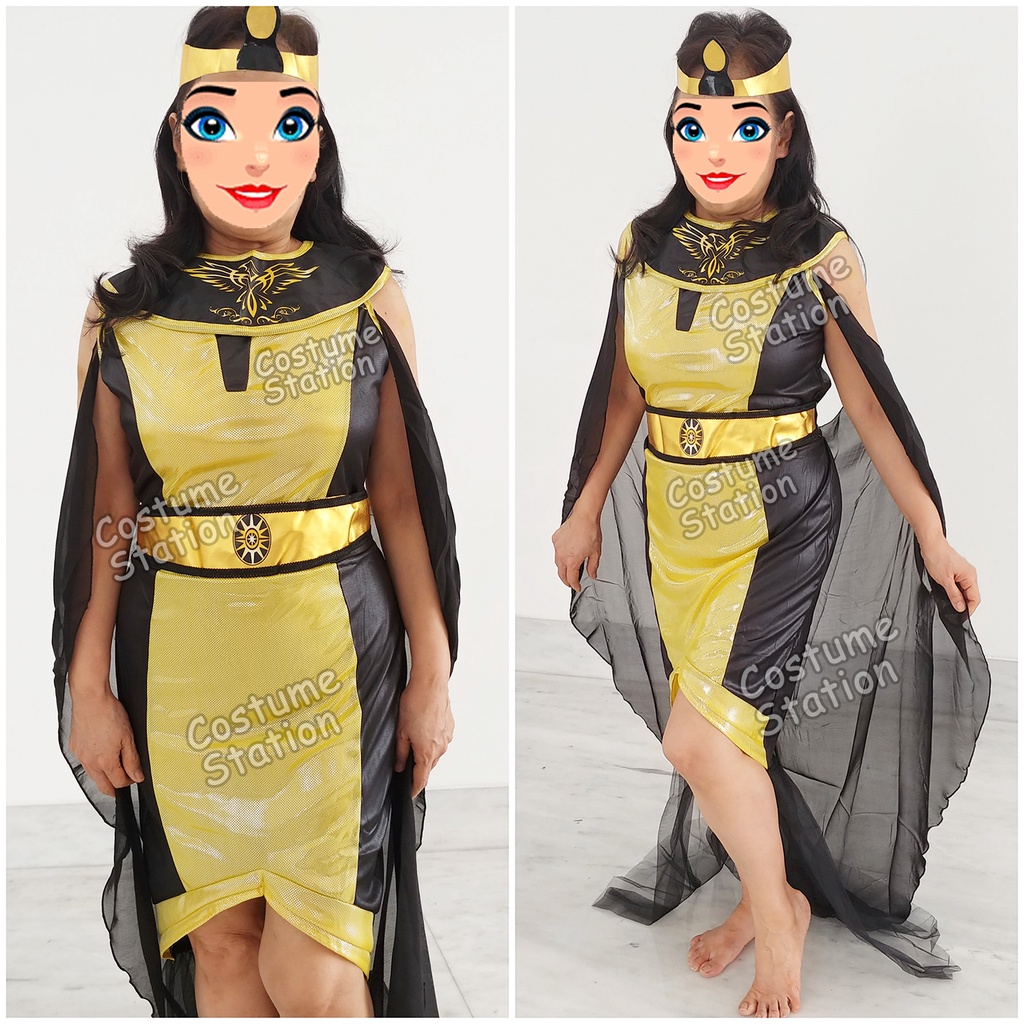 Kostum Cleopatra / Costume Firaun Mesir Pharaoh Egypt Kleopatra Halloween wanita dewasa