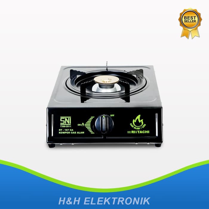 Rlitachi Kompor Gas Alam  RT 167 GA 1 Tungku M518