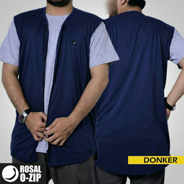 Rosal o-zip ( rompi sholat full zipper )