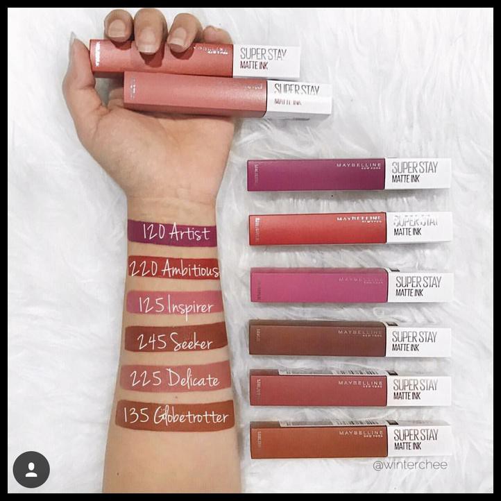 Terbaru Maybelline Lipstik Superstay Matte Ink Original 100%