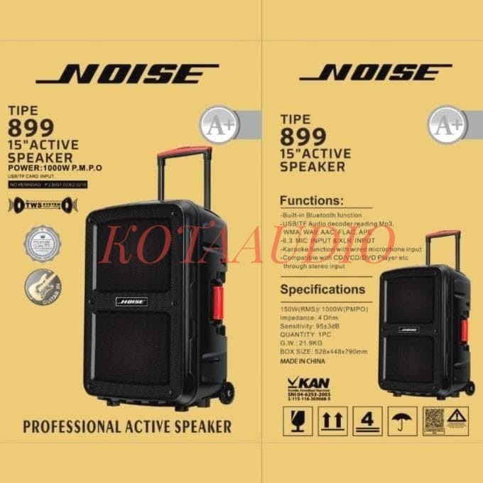 SPEAKER AKTIF NOISE 899 A+/ 899A+/ 899-A PLUS (HARGA SATU PCS)