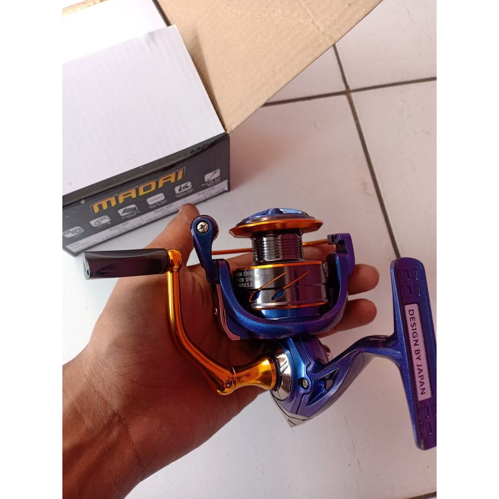 Reel Spinning Power Handle Indigo Madai 800 1000 2000 4000 14BB Metal Handle TERBAIK