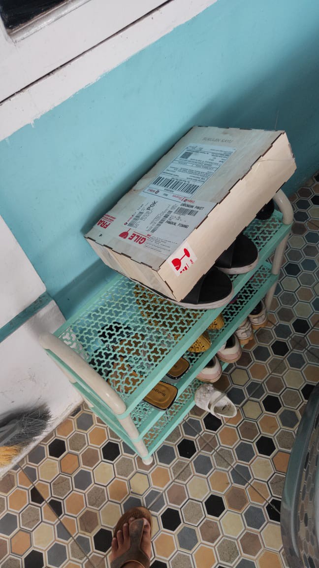 Nomor Rumah Vintage Akrilik Landscape