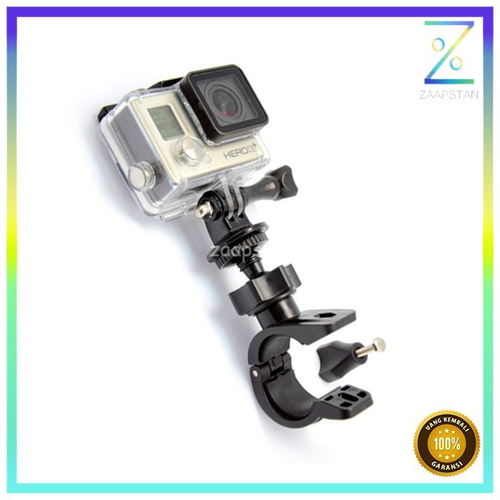 Handlebar Seatpost Roll Cage Mount 17-30mm for GoPro / Xiaomi Yi - Black