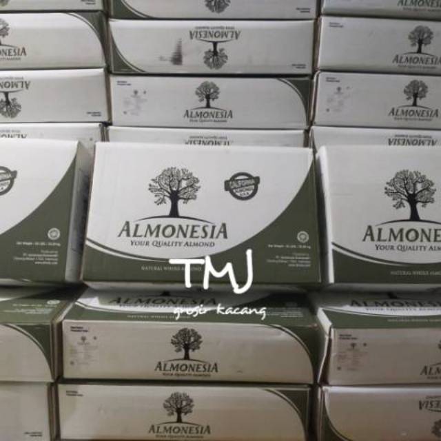 ALMOND MENTAH UTUH ALMONESIA 22.68 KG (50 LBS)