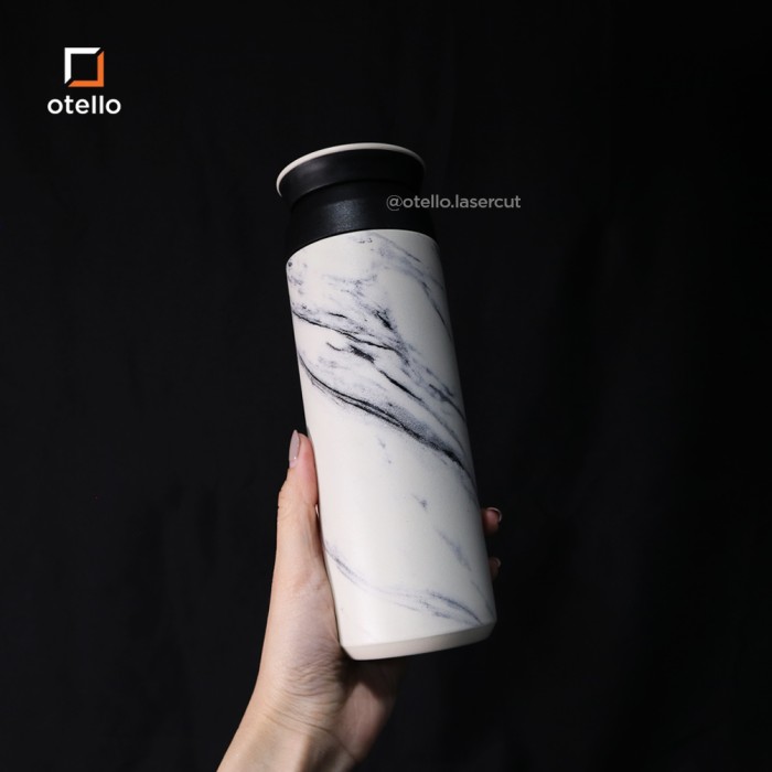 Tumbler Marble | Tokyo Botol Minum Travel Stainless Vacuum Termos UV Flask