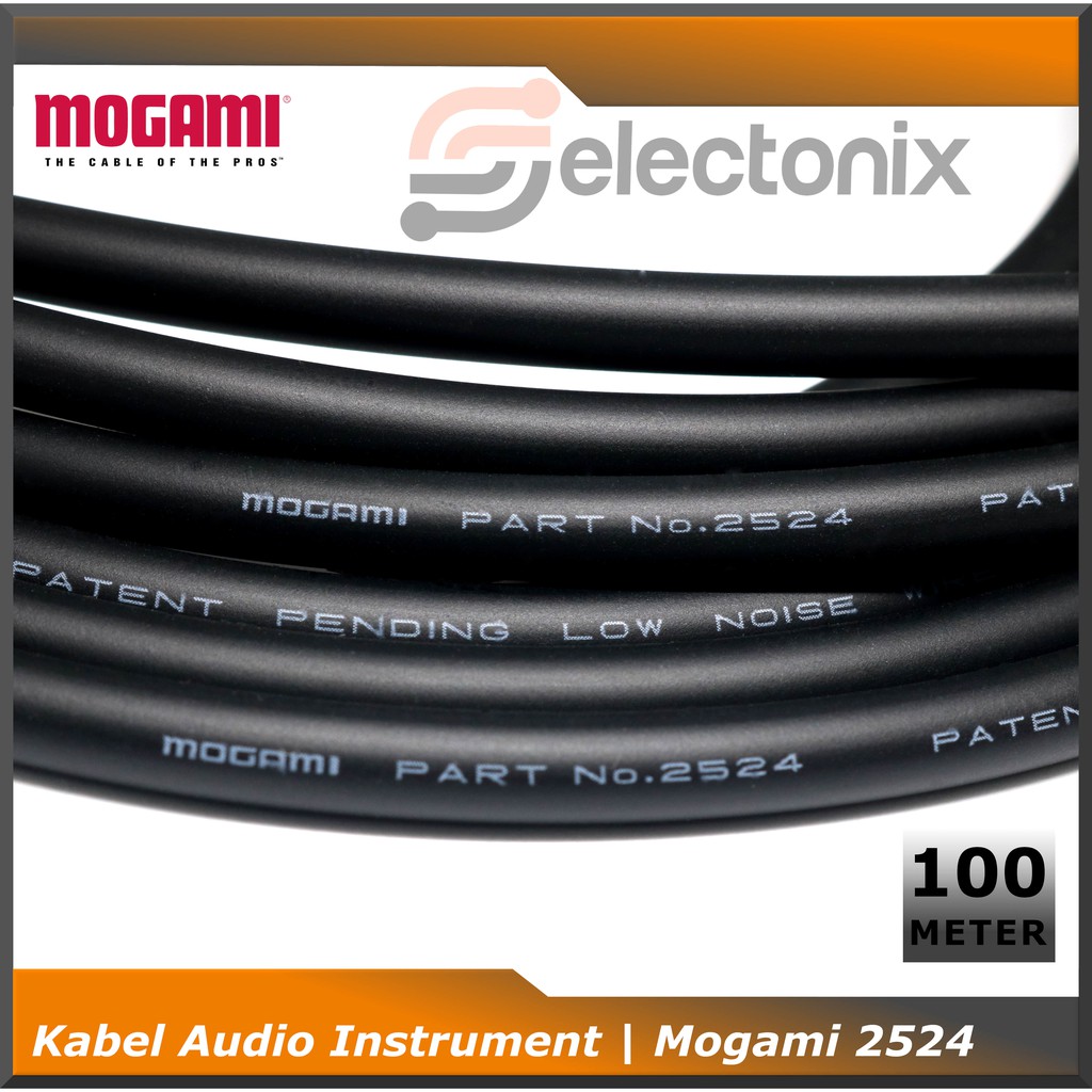 Kabel Audio Instrument Unbalanced Mogami 2524 [100m]