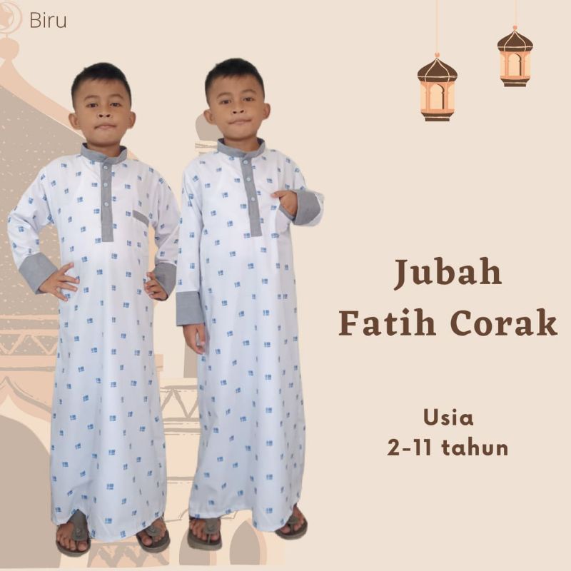 jubah anak//jubah corak