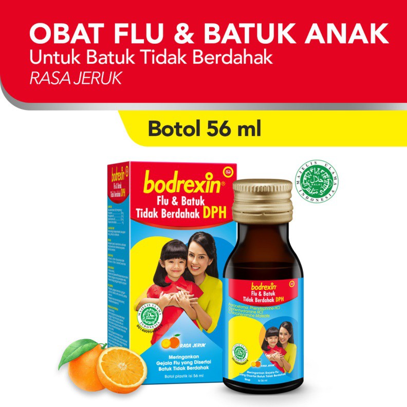 Bodrexin Flu dan Batuk DPH Syrup 56ml