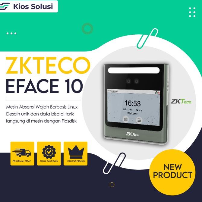 Mesin Absen Wajah | Akses Kontrol | ZKTECO EFace10 | RFID + Battery Termurah