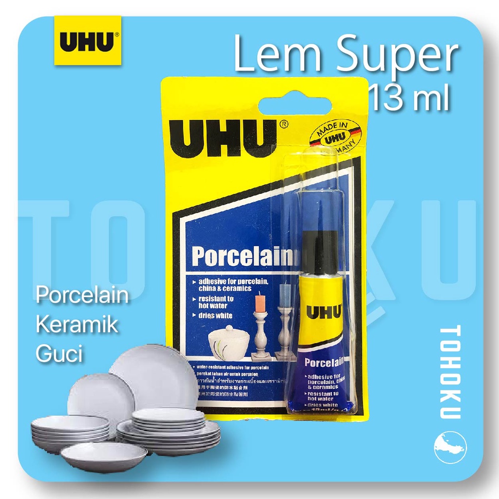 UHU Porcelain 13 mL - Lem Keramik / Porcelain