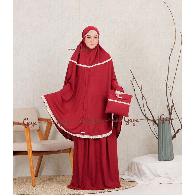 MUKENA RENDA MUKENA katun rayon