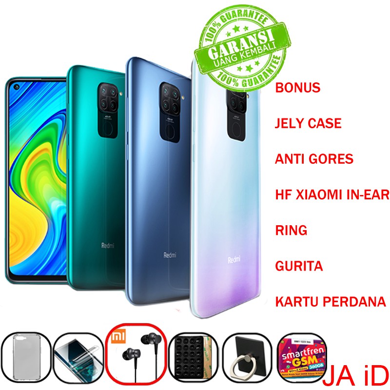 XIAOMI REDMI NOTE 9 4/64GB RESMI | Shopee Indonesia