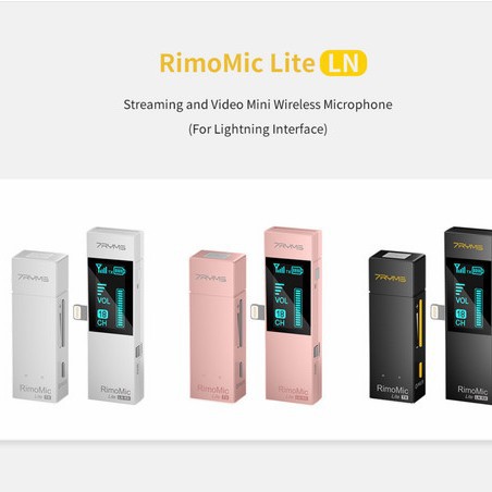 7Ryms RimoMic Lite LN Streaming Wireless Microphone For Lightning Jack